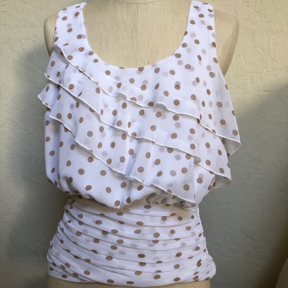 Polka dot tank top - Picture 1 of 2